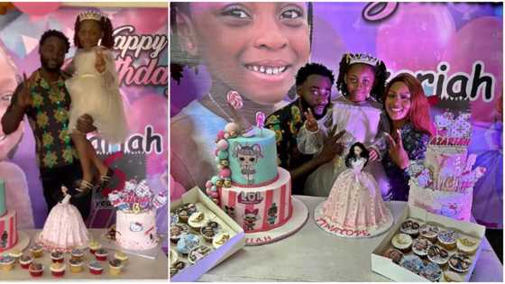Actress Osas Ighodaro and Gbenro Ajibade throw 6th birthday party for daughter, video captures fun moments