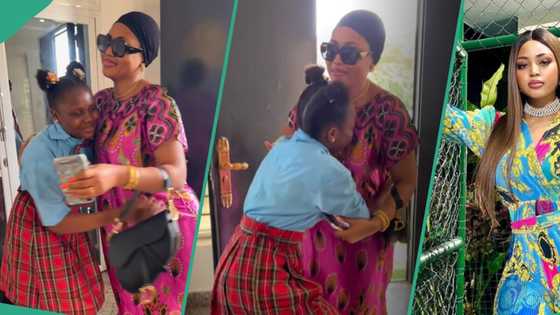 Regina Daniels receives heartfelt greetings from young fan who met her on set: "My week's highlight"