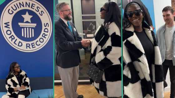 "Our star girl": Hilda Baci storms Guinness World Records' HQ in London, gets warm reception