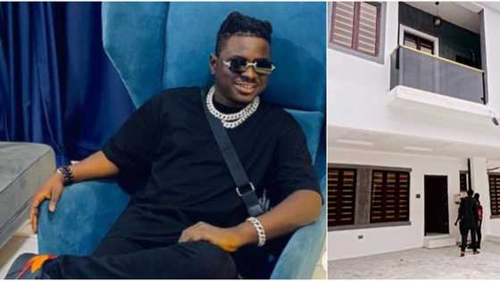 "Ejigbo boy turn landlord for island": Comedian Kennyblaq splashes millions on luxury mansion, shares video