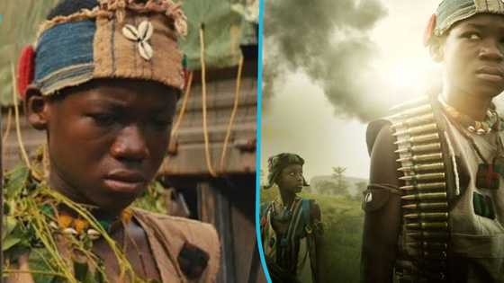 Beast of No Nation star, Abraham Attah, flaunts new look, enlarged biceps, ladies gush over him