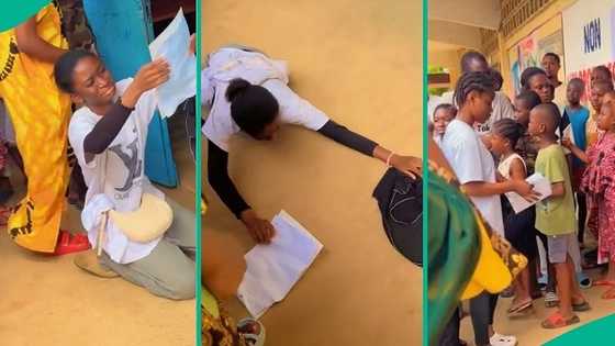 Video shows moment student nearly fainted after seeing her examination result, people react