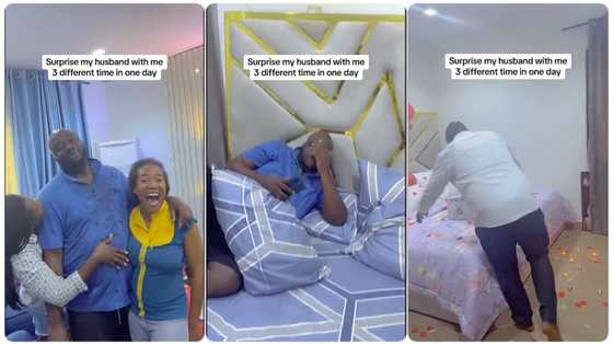 Nigerian wife stuns husband with three surprises on his birthday