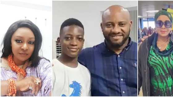 “Small coffins are the heaviest to carry”: Rita Edochie, Victoria Inyama pray as Yul Edochie’s son gets buried