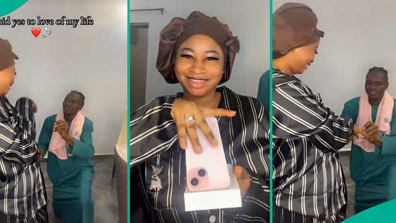 Man proposes to his girlfriend while she was making TikTok video at home, gifts her new phone