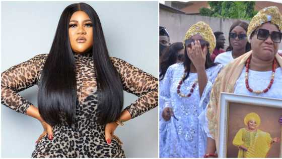 "Disrespect to the dead": Nkechi Blessing gives out 'adult toys' as souvenirs at late mum's remembrance service