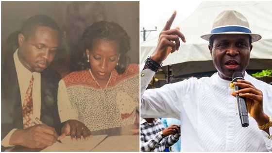 "She paid our house rent for years": Tonye Cole hails his wife, shares throwback photo, Nigerians react