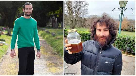 Man who drinks his month-old urine says his sister hates him because of his lifestyle