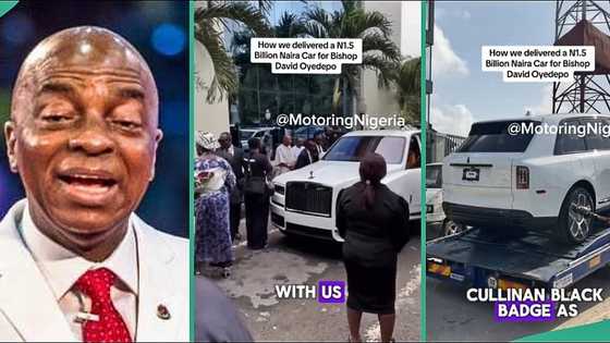 "It costs N1.5 billion": Bishop David Oyedepo receives Rolls Royce Cullinan, video shows clean vehicle
