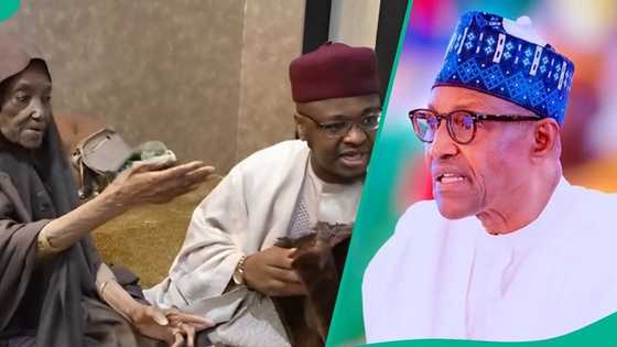 Bidiyon Pantami ya ziyarci matar da ta reni Buhari yana jariri, ta ba shi babbar kyauta
