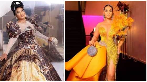 RHOL: Style meets enchantment as Toyin Lawani, fellow cast members attend premiere in fab looks