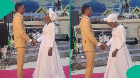 "Why so serious?" Video shows how couple behaved during their wedding in Deeper Life Church