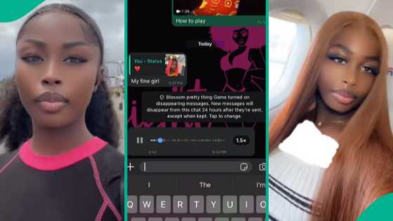 "Fake life no good": Lady exposes voice note from 'random girl' who made strange request
