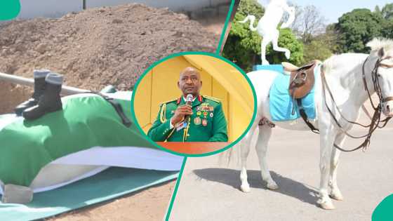 Sojoji sun yi rashi, an yi ta'aziyyar doki mai muƙamin 'Sergeant' a Kaduna, an yaba hadimarsa