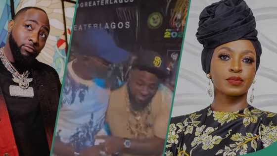 "Later them go say Davido no dey greet": Videos as OBO meets Sanwo-Olu, performs at Lagos Fiesta