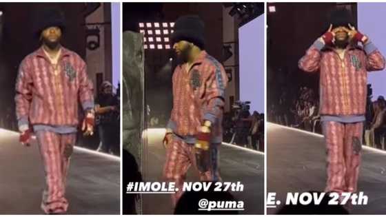 Video of Davido walking the runway with swag at Puma fashion show