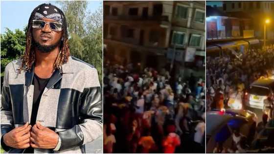 Paul Okoye shares video of massive crowd in Ghana vibing to his song as they march on the street