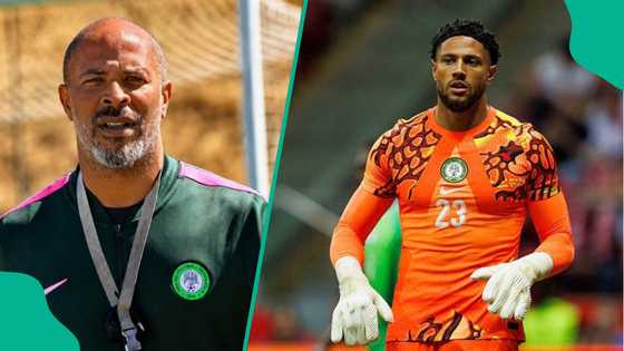 Eric Chelle reacts to Maduka Okoye's late arrival to Super Eagles camp, set to make tough decisions