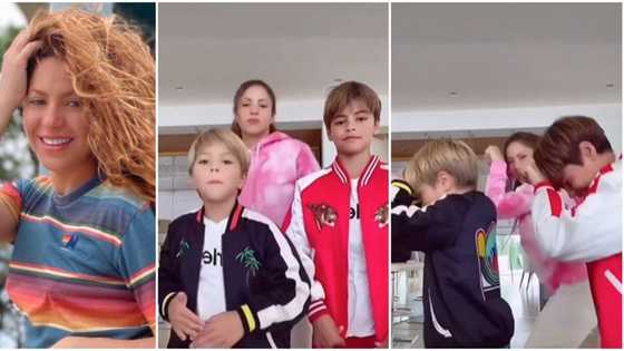 Shakira's sons show dance moves during rare TikTok appearance alongside her
