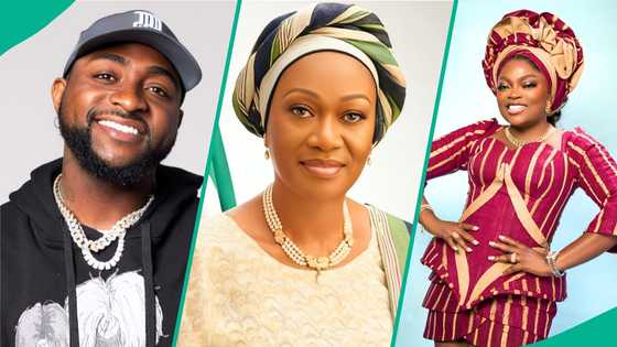 Remi Tinubu's akara empowerment: Davido, Funke Akindele, 5 other celebrities running powerful NGOs