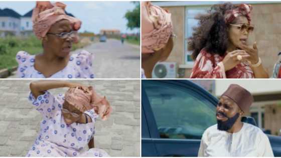 Comedian Taaooma lands 50-year-old Shaffy Bello 'hot slap' in hilarious skit