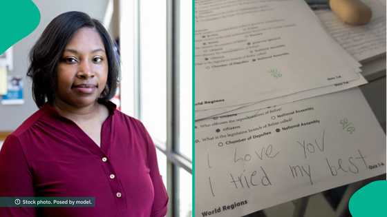 Teacher shares unexpected message she found while marking student's paper, makes people emotional