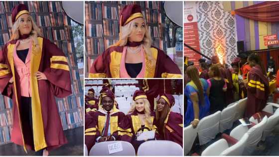 “We brag differently”: Carolyn Hutchings celebrates as she bags master's degree from Unilag with distinction