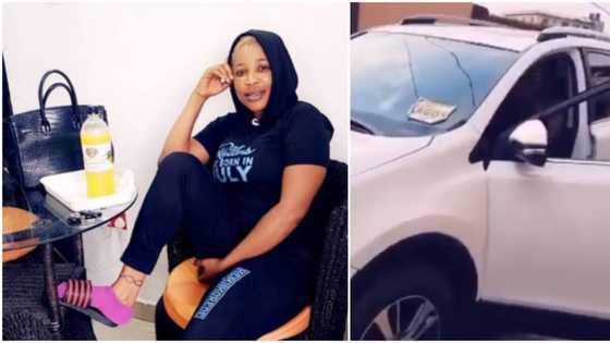 Fans, colleagues celebrate with actress Kemi Korede as she buys new car