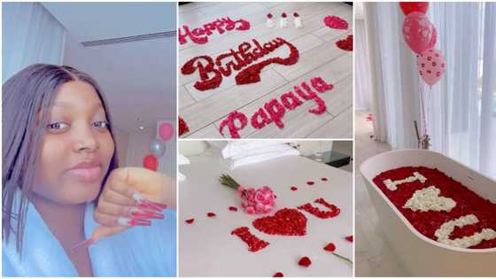 “I’m speechless”: Papaya Ex short of words as boo treats her to romantic surprise on birthday, video trends