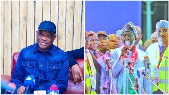 Wike returns to Nigeria, makes fresh bribery allegations against PDP chairman Ayu