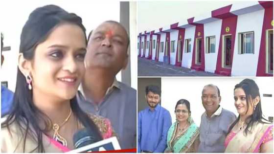 Man builds 90 houses for homeless people as wedding gift for his daughter, bride reacts