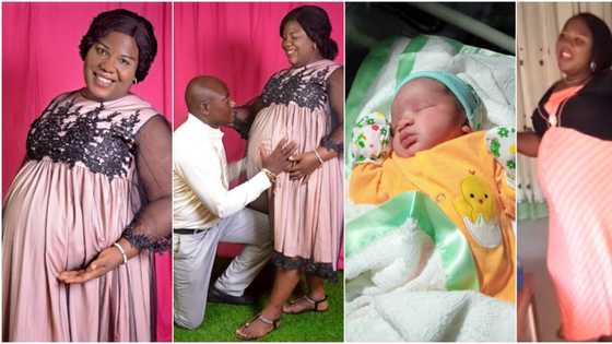 Nigerian woman sings, dances for joy as she births cute baby after 15 years of waiting