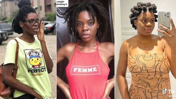 "Tell us your secret": Thick Nigerian lady shares her body transformation in few years, video goes viral