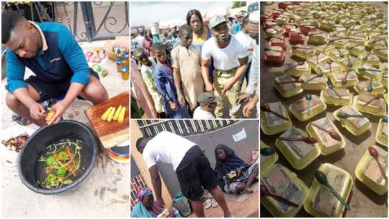 I'm not a yahoo boy, I feed people with my little money - Nigerian man who gave beggars food speaks