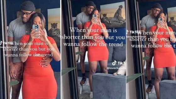 Tall lady dating shorter man asks him to stand on stool before making videos, people react