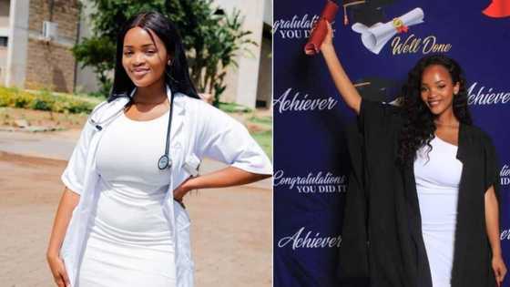 Stunning woman celebrates becoming a doctor, social media users explode with excitement