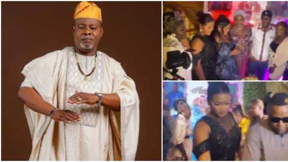 "They're the greatest gift from God": Yinka Quadri flaunts grownup kids in fun video from 63rd birthday party