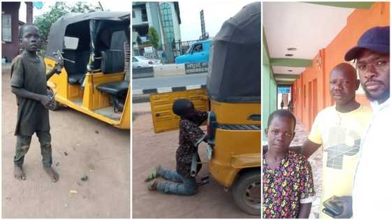 Remember boy who couldn't go to school because his parents died? Nigerians have donated money for his education (see photos)