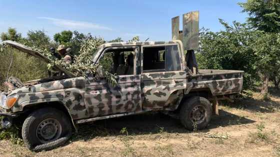 Just in: Nigerian soldiers launch counter-offensive after Brigadier-General’s death, kill over 50 ISWAP fighters in Borno