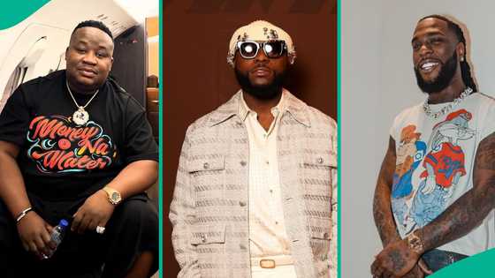 Cubana Chiefpriest brags with Davido's name, talent in cryptic post: "I don enter your business"