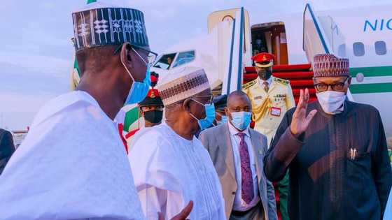 Buhari returns to Abuja after education summit in UK, medical checkup