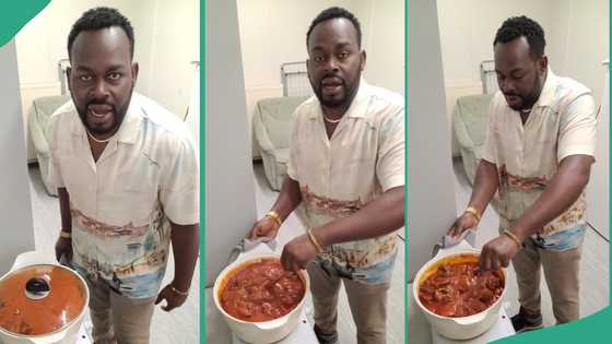 Man Comes Back From 8-Hour Per Day Work And Cooks Delicious Stew Filled With Mouthwatering Meat