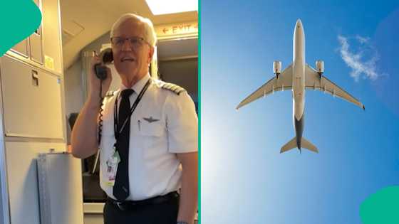 Pilot who is retiring after 32 years cries while commanding his last flight as captain
