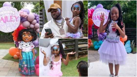 Davido's 2nd baby mama shares official photos from Hailey's 5th birthday party with real Disneyland characters