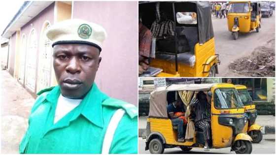Nigerian keke driver returns N500k passengers forgot in tricycle, they give him N5k reward, many react