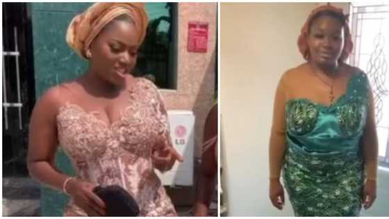 What I ordered: Lady left speechless after receiving asoebi dress recreation from tailor