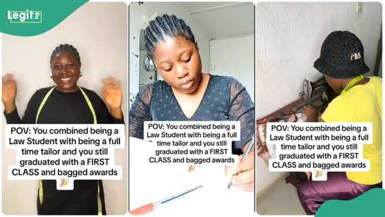 Nigerian lady who combines law and tailoring, makes a first-class, shares her story on TikTok
