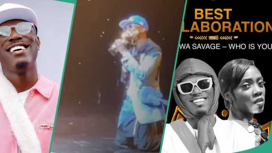 Headies 2023: Singer Spyro kneels on stage, holds worship section as he bags award for Best Collaboration