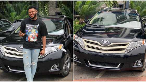 Actor Somadina Adinma treats himself ahead of birthday, buys new car