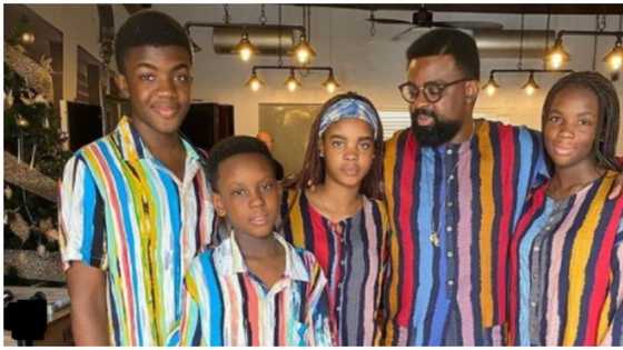 Filmmaker Kunle Afolayan shares adorable photos with his children